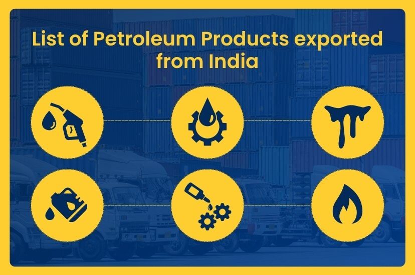 List of petroleum products exported from India