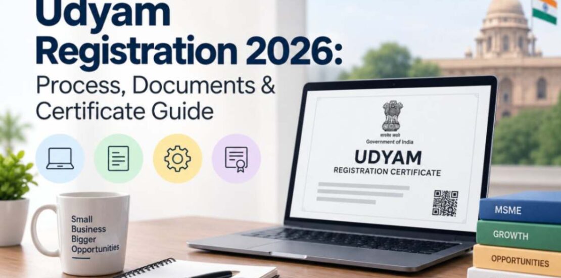 Udyam Registration 2026 Process, Documents & Certificate Guide